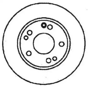 Передний тормозной диск Jurid 561330JC.