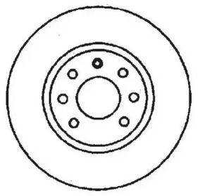 Передний тормозной диск Jurid 561446JC.
