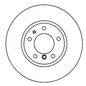 Задний тормозной диск на Крайслер Кроссфаер  Jurid 561963JC.