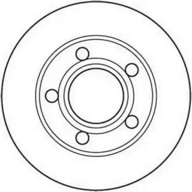 Задній гальмівний диск на Ауді А6 С5 Jurid 562089JC.
