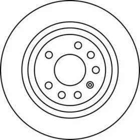 Вентилируемый задний тормозной диск Jurid 562220JC.