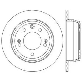 Задній гальмівний диск на Hyundai Elantra 4 Jurid 562553JC.