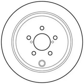 Задній гальмівний диск на Субару Форестер 3 Jurid 562660JC.