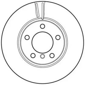 Вентильований гальмівний диск на Міні Каутріман  Jurid 562717JC.