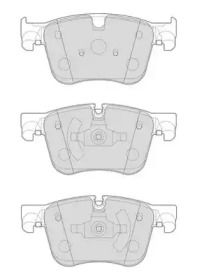 Переднї гальмівні колодки на Peugeot 308  Jurid 573621J.
