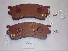 Передние тормозные колодки на Mazda MX-6  Japko 50399.