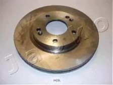 Вентильований передній гальмівний диск на Хендай Траджет  Japko 60H09.