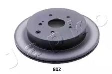 Вентилируемый задний тормозной диск Japko 61802.