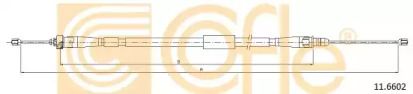 Трос ручного гальма Cofle 11.6602.
