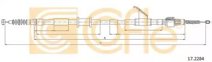 Трос ручника Cofle 17.2284.