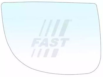 Левое стекло зеркала заднего вида Fast FT88577.