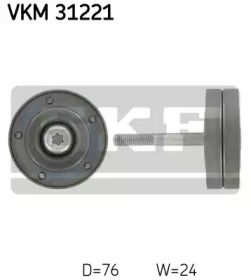 Ролик ремня генератора на Skoda Roomster  SKF VKM 31221.