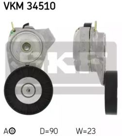 Натяжний ролик ременя генератора на SAAB 9-3  SKF VKM 34510.
