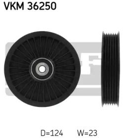 Ролик ремня генератора на Volvo S70  SKF VKM 36250.