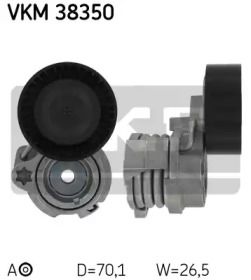 Натяжной ролик ремня генератора на БМВ 735 SKF VKM 38350.