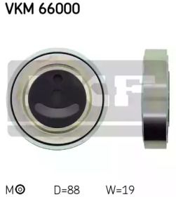 Натяжний ролик ременя генератора SKF VKM 66000.
