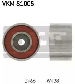 Обвідний ролик ГРМ SKF VKM 81005.