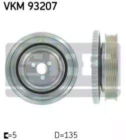 Шкив коленвала на Фиат Пунто  SKF VKM 93207.