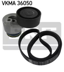 Комплект приводного ременя на Nissan Almera  SKF VKMA 36050.