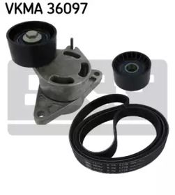 Комплект приводного ременя SKF VKMA 36097.