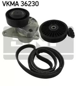 Комплект приводного ременя на Volvo V40  SKF VKMA 36230.