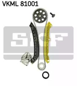 Комплект ланцюга ГРМ на Volkswagen Polo  SKF VKML 81001.