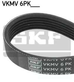 Поликлиновой ремень на Шкода Октавия А5  SKF VKMV 6PK1070.