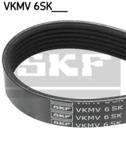Полікліновий ремінь на Мазда 2  SKF VKMV 6SK1042.