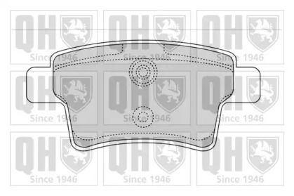 Тормозные колодки на Ситроен С4 Гранд Пикассо  Quinton Hazell BP1562.