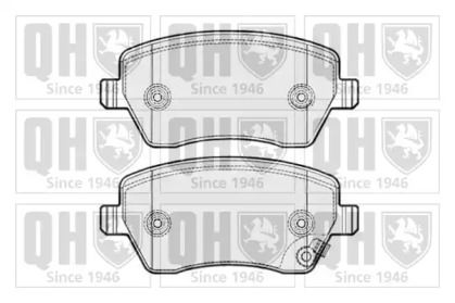 Тормозные колодки на Ситроен С3 Пикассо  Quinton Hazell BP1667.