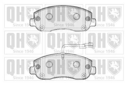 Гальмівні колодки на Opel Movano  Quinton Hazell BP1799.