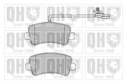 Гальмівні колодки на Опель Мовано  Quinton Hazell BP1800.