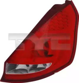 Задний правый фонарь на Ford Fiesta  Tyc 11-11489-01-2.