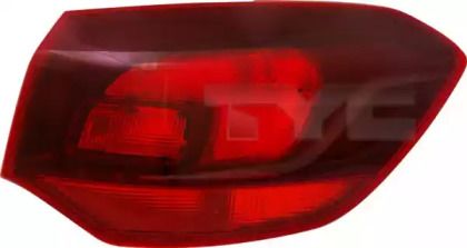 Задний правый фонарь на Opel Astra  Tyc 11-11875-11-2.