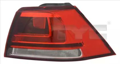 Задний левый фонарь на Volkswagen Golf 7 Tyc 11-12380-11-2.