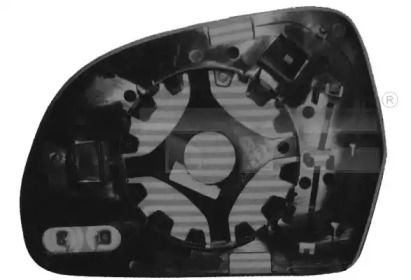 Правое стекло зеркала заднего вида на Шкода Октавия А5  Tyc 302-0071-1.