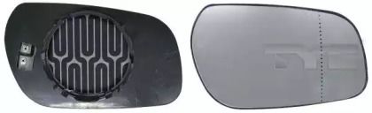 Левое стекло зеркала заднего вида на Citroen Xsara  Tyc 305-0046-1.