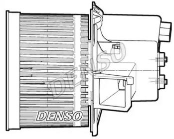 Вентилятор печки на Fiat 500  Denso DEA09064.