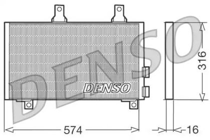 Радіатор кондиціонера Denso DCN01002.