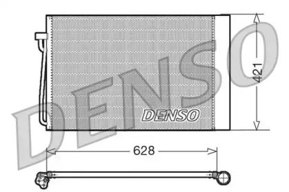 Радіатор кондиціонера на БМВ Е65, Е66, Е67 Denso DCN05018.