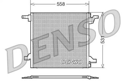 Радиатор кондиционера на Mercedes-Benz M-Class  Denso DCN17022.