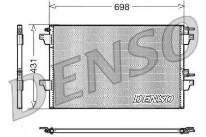 Радиатор кондиционера Denso DCN23022.