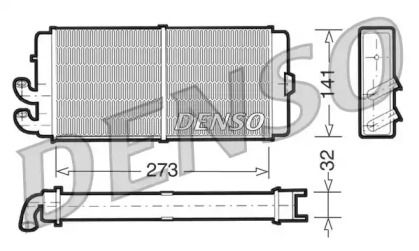 Радіатор печі Denso DRR02001.