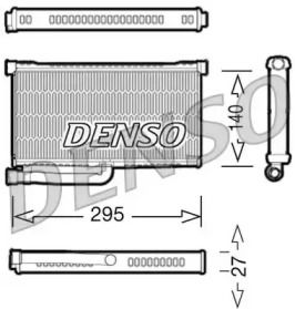 Радиатор печки на Ауди А6 С6 Denso DRR02004.