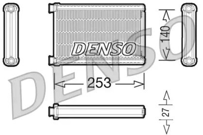 Радіатор печі Denso DRR05005.