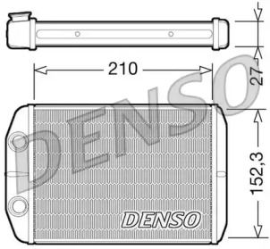 Радіатор печі Denso DRR09073.