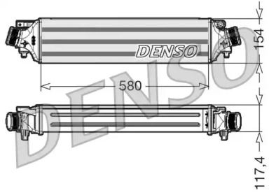 Інтеркулер Denso DIT01002.