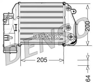 Інтеркулер на Audi A6 C6 Denso DIT02025.
