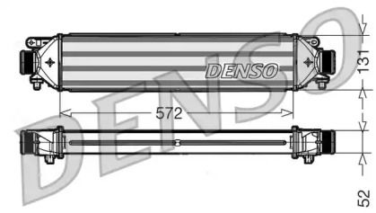 Интеркулер на Fiat Doblo  Denso DIT09109.