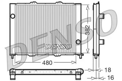 Радіатор охолодження двигуна Denso DRM23099.